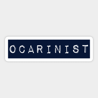 Ocarinist Sticker